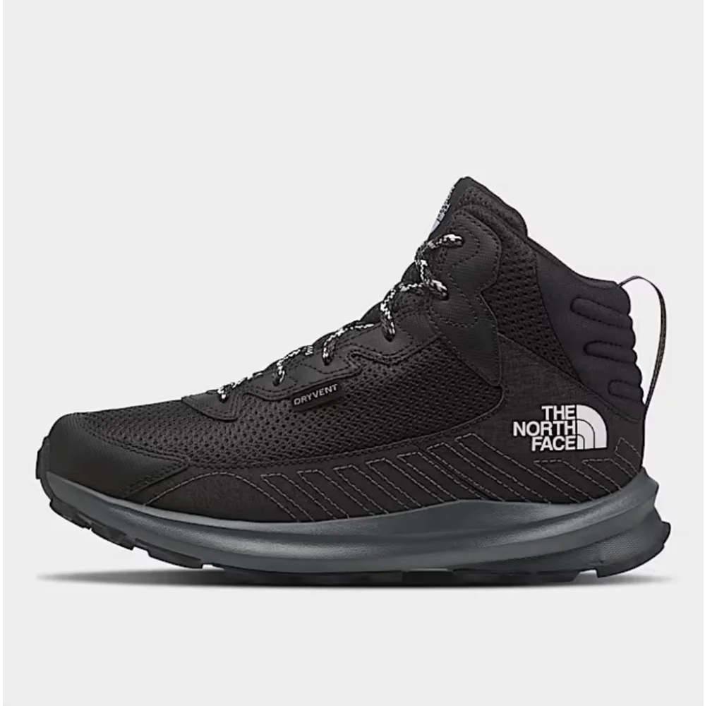 The North Face Youth Fastpack Hiker Mid Waterproof Boots Youth 6 Black